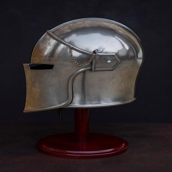 Medieval Barbuta Helmet 18g Mild Steel Helmet Halloween Costume Gift For Him