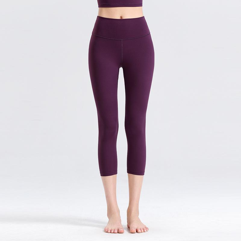 Nuovi Pantaloni da Yoga da Donna Pantaloni Sportivi da Donna a Vita Alta Sollevaglute Ad Asciugatura Rapida Pantaloni da Fitness Attillati Abbigliamento da Yoga Pantaloni a Sette Ottavi da Donna