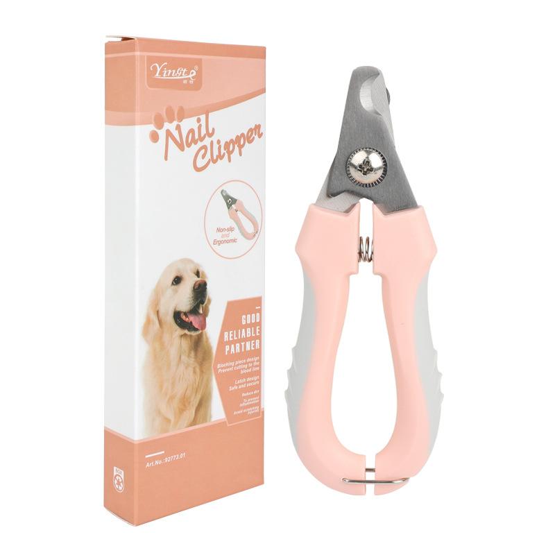 Pet Nail Clippers for Dogs & Cats-Portable Safe Professional Grooming Kit with Nail Trimmer and Safety Guard