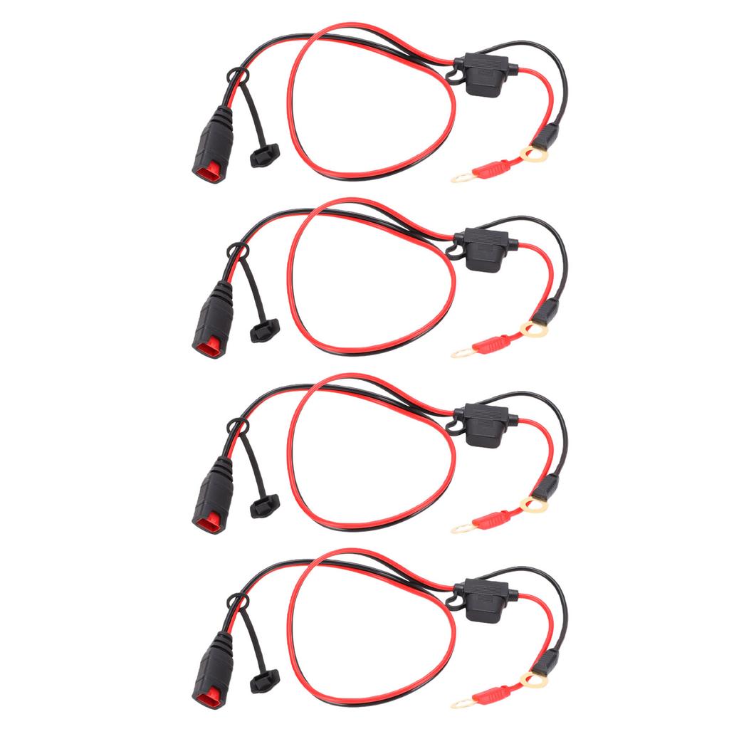4PCS Wire Harness Fit for NOCO Battery Charger Support for X Connect GC002 M6 1 4 Inch XL Eyelet Terminal Connector