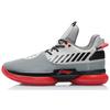 New LiNing WOW 7 Way Of Wade 7 Non Slip Lightweight Mid Top Basketball Shoes Men's Orange Gray ABAN079-25