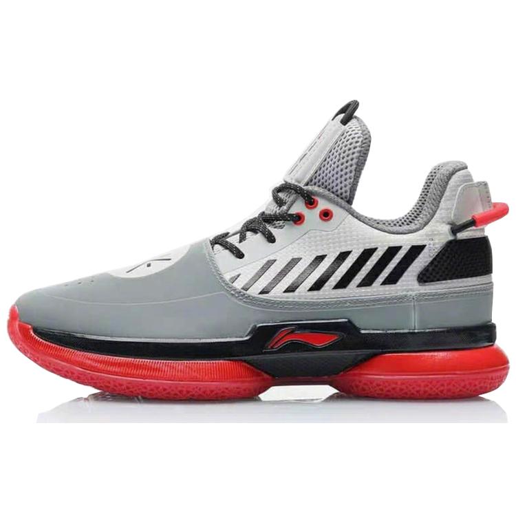 New LiNing WOW 7 Way Of Wade 7 Non Slip Lightweight Mid Top Basketball Shoes Men's Orange Gray ABAN079-25