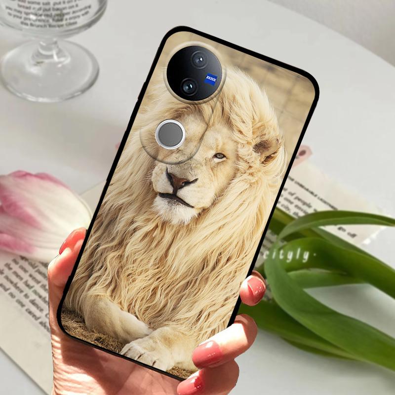 Für Vivo V50 Weiche Hülle V 50 5G Silikon TPU Handyhülle Hüllen Für VIVO V50 V2427 Schutz Stoßfänger Fundas Capas Luxus Cartoon