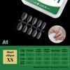 100Pcs/Box Matte Fake Nails No Polishing Press On False Nails Medium Short Design High Matt Soft Gel Nail Tips For Extension