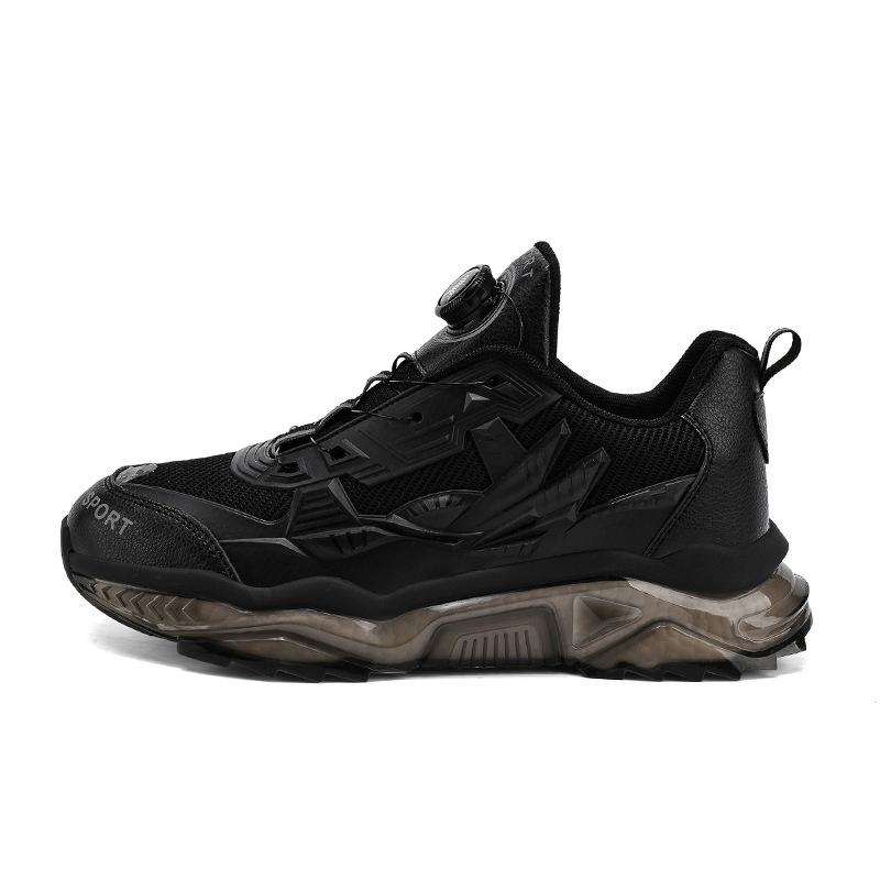 Men's Shoes New Real Popcorn Casual Shoes Rotating Button Fashion Versatile Shoes Ultra-light Cushioning Sports Shoes