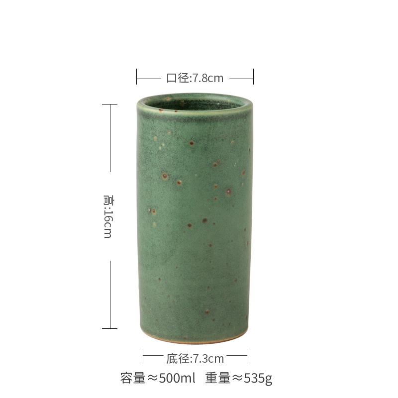 

Винтажная грубая керамическая подставка для хранения Креативная подставка для палочек для еды Подставка для хранения ножей, вилок, ложек Бытовая банка для хранения Кухонные принадлежности