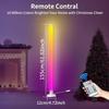 155cm Smart Corner Floor Lamp Dimmable APP Control RGB LED Modern Mood Lighting Stand Lights for Bedroom Gaming Living Room