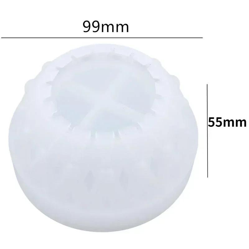 Egg Shape Storage Case Resin Mold Crystal Epoxy Silicone Mold Jewelry Making Casting Mould DIY Epoxy Resin Casting Home Decor