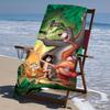 Proof Beach Towel with a The Jungle Book Pattern - Soft,absorbent,quick-drying,machine Washable - Perfect for Swimming,camping,bathing