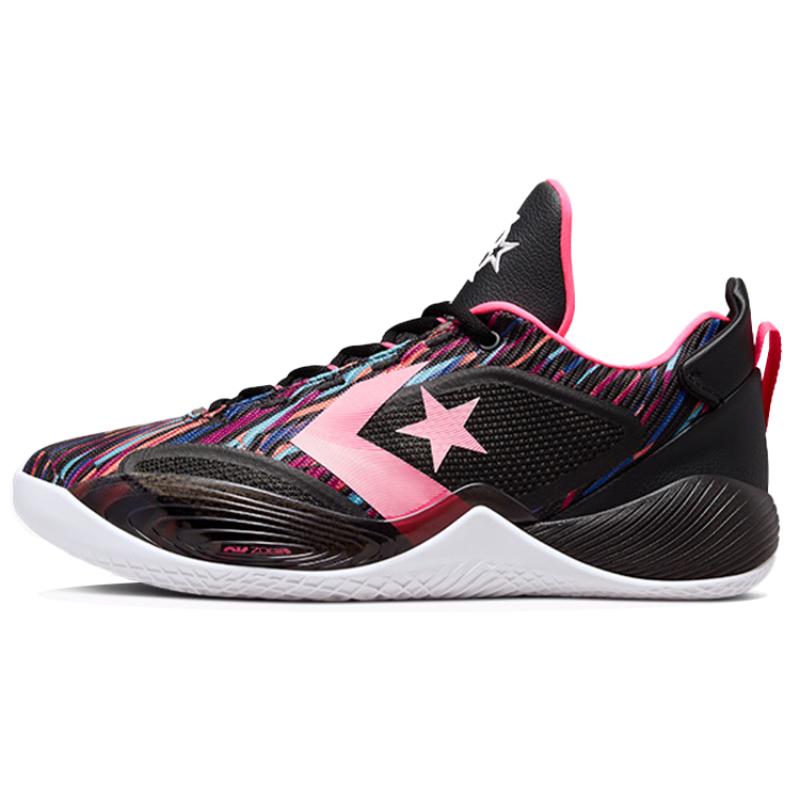 

Converse All Star BB Shift Round Head Comfortable Shock Low-Top Basketball Shoes for Men and Women Black and Pink 47.5