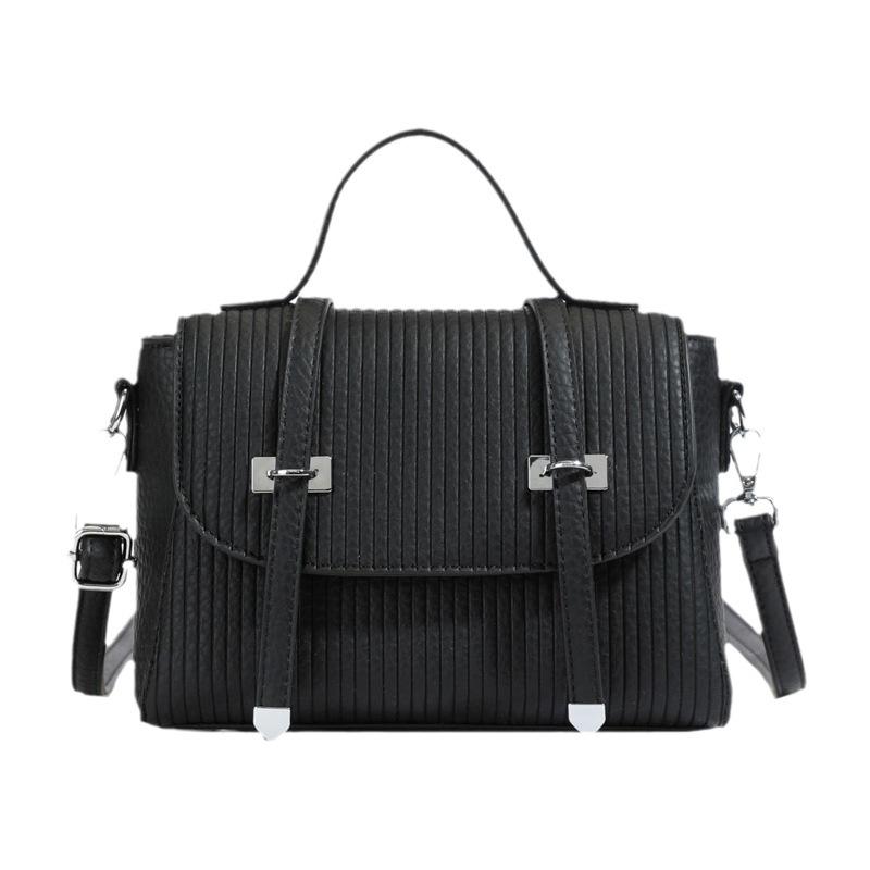 Hand shoulder bag 2025 new trendy women's bag retro solid color messenger bag versatile women's bag casual small square bag