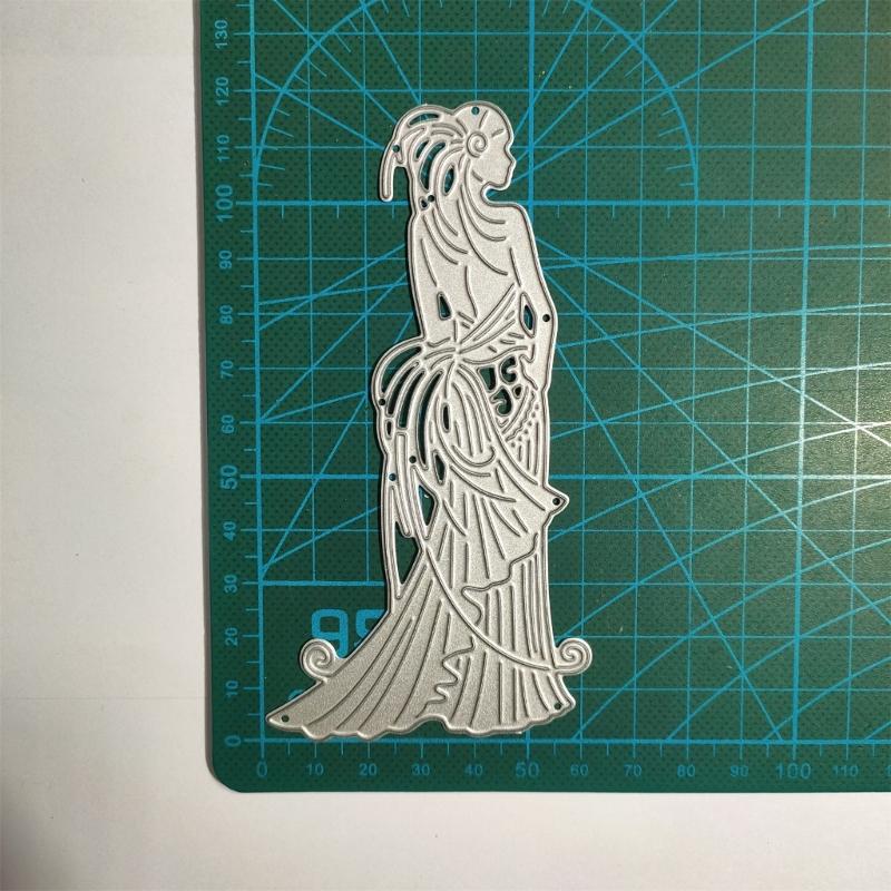 Dancing Girl Metal Cutting Dies Scrapbooking Stencils Die Cuts Card Embossing DIY Album Photo Template Molds Decorations