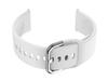 Rubber Strap For Smartwatch U01 - White/Silver - 20Mm