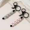 Baseball Volleyball Beaded Keychain Sport Themed Keychain Key Holder Keyring Accessory for Bag Charm Keychain Decoration