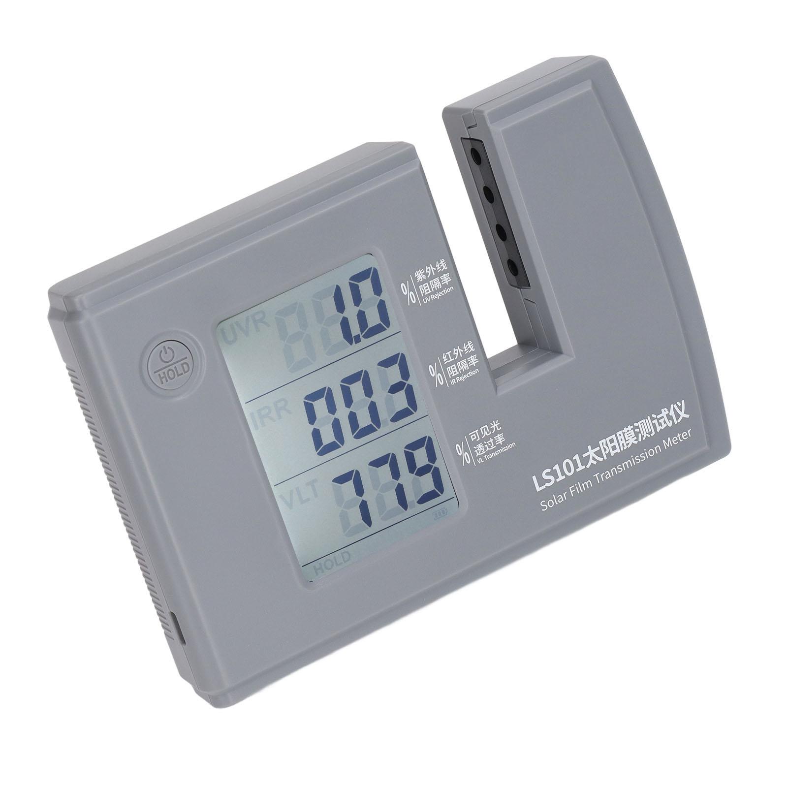 

3-полосный измеритель пропускания солнечной пленки, тестер инфракрасного ультрафиолетового излучения, визуальный детектор света