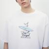 KANGOL Surf Graphic T shirT 2825 whiTe