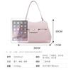 Simple Commuting Fashion Large Capacity Women's Bag Two-layer Cowhide Solid Color Shoulder Genuine Leather Armpit Crossbody