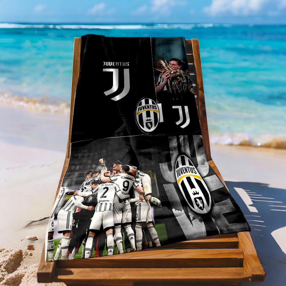 Juventus Beach Towel Super Soft Microfiber Quickdry Fabric Comfortable Lightweight Suitable For Swimming Gym Camping Yoga Vacation