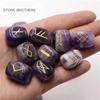 Natural Crystal Rune Set with 25 Irregular Stones