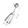 1PC Stainless Steel Trigger Ice Cream Scoop Easy Release Scoop for Ice Cream Fruit Cookie Dough