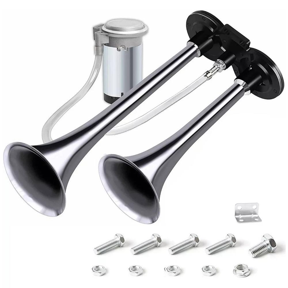 12/24V Electric Air Horn 150dB Loud Air Horn Air Horn With Compressor For Car Truck Marine Boat RV