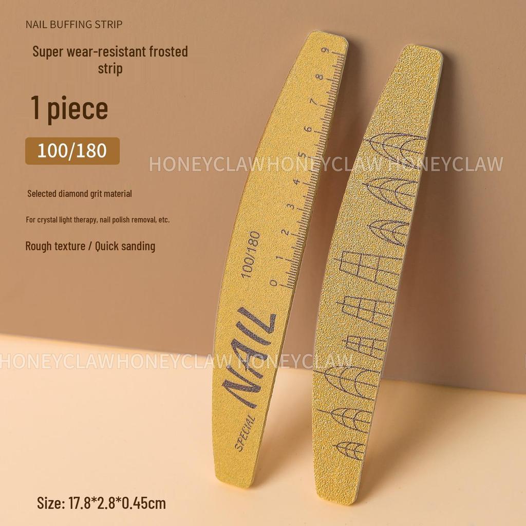 Multi-purpose Washable Nail File: Wear-resistant, Polishing & Shaping Tool
