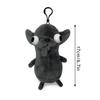 Funny Plush Puppy Pet Keychain Pendant Cute Doll Backpack Pendant Weird Cute Stuffed Chihuahua Doll Gifts School Bag Pendant