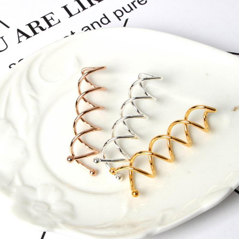 10 Pcs Spiral Twist Hair Pins Spin Clips Bun Stick Pick For Diy Hair Style Diy