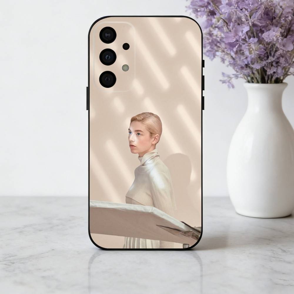 H-Hunter S-Schafer Actress phone Case For Samsung Galaxy A73,A72,A71,A70,A53,A52,A51,Others Soft Black Shell