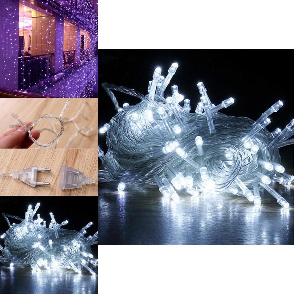 Bezaubernde 10m 100 LEDs Lichterkette Perfekt Für Weihnachtsbaumschmuck Und Festliche Atmosphäre