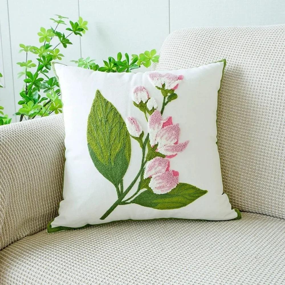 Home Decor Floral And Botanical Pattern Pillow Covers Pattern Cushion Cover Suitable For Sofa Bedroom Car Pillow Cover