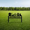 Metal Garden Sign, Personalized Yard Decoration, Outdoor Art Stake, Custom Lawn Ornament, Garden Gift