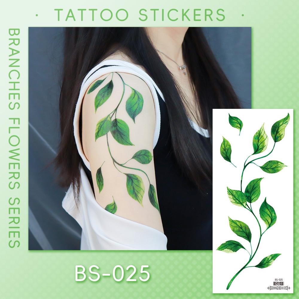 Ricalon Halloween Vein & Lightning Flame Tattoo Stickers, Waterproof & Sweatproof
