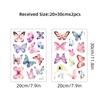 1Pc Watercolor Butterflies Wall Stickers Room Decor for Kids Room Bedroom Wall Decoration Nursery Living Room Wall Decals DIY