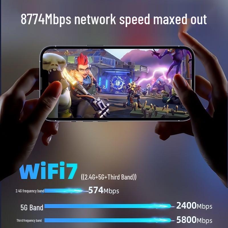 WiFi7 Tri-Band PCIe Network Card with Bluetooth 5.4 - MT7927/MT7925 6GHz Gigabit