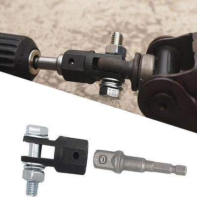 Scissor Jack Adapter Chrome Vanadium Steel Adapter Wrench Tool Automotive Jack Drill With Adapter For Impact Drills Socket