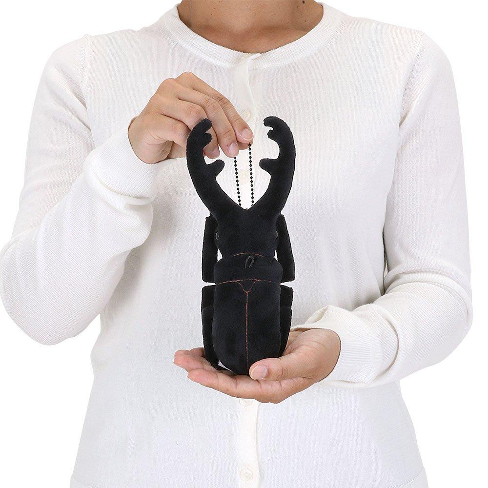 COLORATA Giraffe Stag Beetle Plush Mascot (Realistic Insect with Chain) Cute Stag Beetle Keychain Doll Gift (Twice Tested) Christmas Present