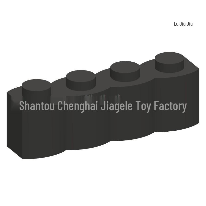 50G Min. Order: MOC Building Blocks - Compatible 1x4 Fence, High 30137 Small Particles
