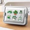 20 Cartoon Greenery Magnets: Fresh, Creative Decorative Metal Fridge Stickers