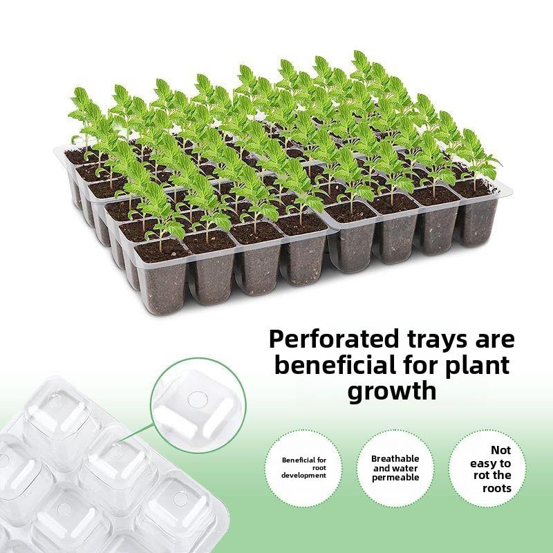 Large-sized seedling box, high cover germination box, planting and cultivation box, flower pot ventilation hole, seedling high cover