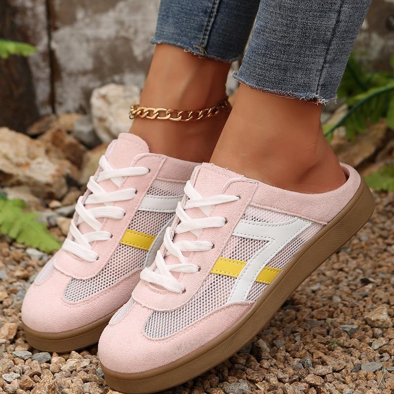 

Fashion 2025 NEW Women s Comfortable and elegant Sneakers Fashion Breathable Woman Casual Walking Vulcanized Shoes Women Sneakers 38 рожевий