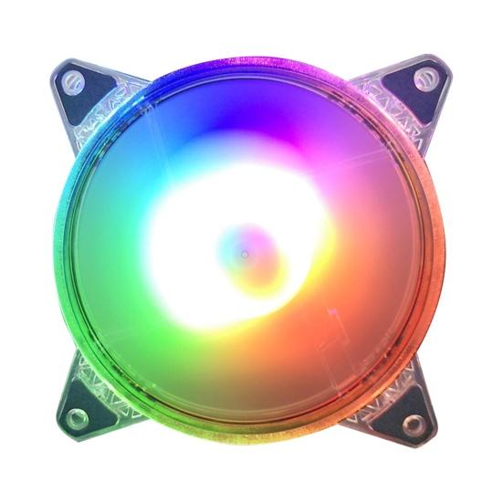 Бесшумный радиатор светодиодная подсветка корпус компьютера мощный вентилятор для охлаждения настольного компьютера быстрый