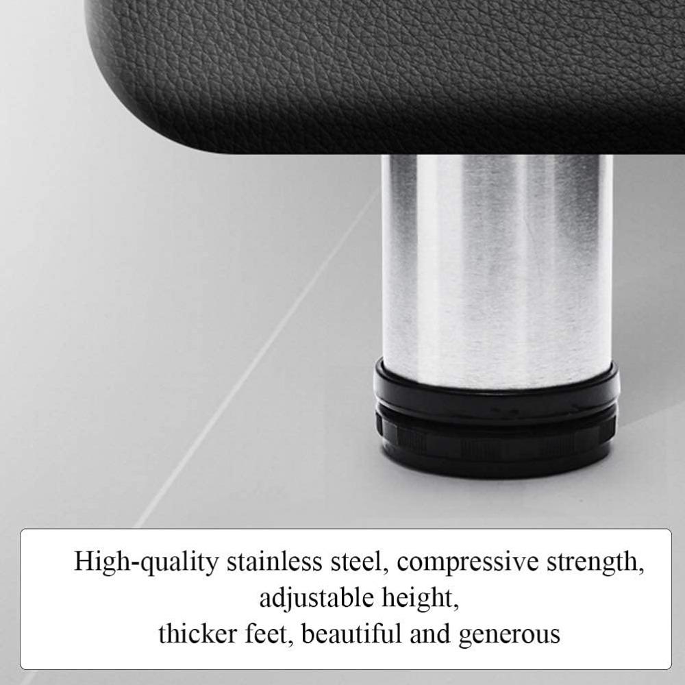 4Pcs 10cm Adjustable Furniture Stainless Steel Sofa Legs Legs Cabinet Support Legs For Various Furniture Cabinet Table