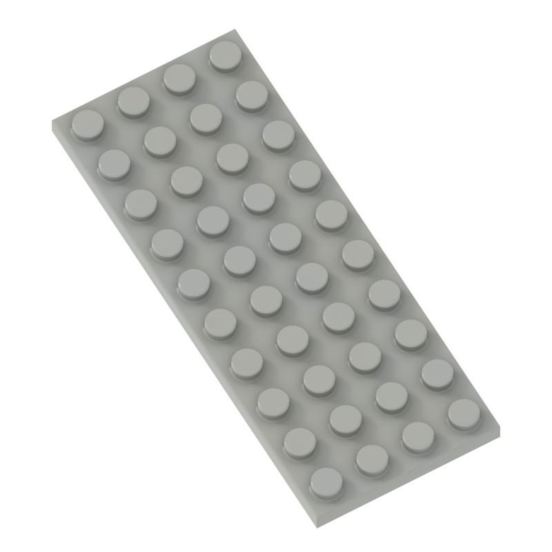 

10PCS 3030 4x10 Brick Building Blocks Classic Parts DIY Building Block Compatible with Creative Construction Toys 10pcs світло-сірий колір