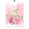 Makeup Brushes Perfume Eyebrows Eyelashes Wall Art Canvas Painting Nordic Posters And Prints Wall Pictures For Living Room Decor