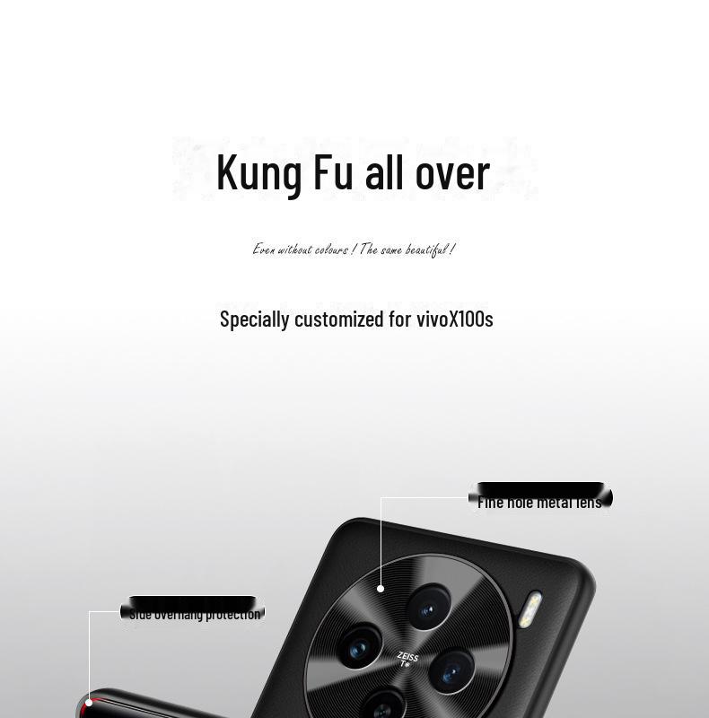 VivoX100s Liquid Leather Phone Case - Anti-Fall, Anti-Fouling, Protective Cover