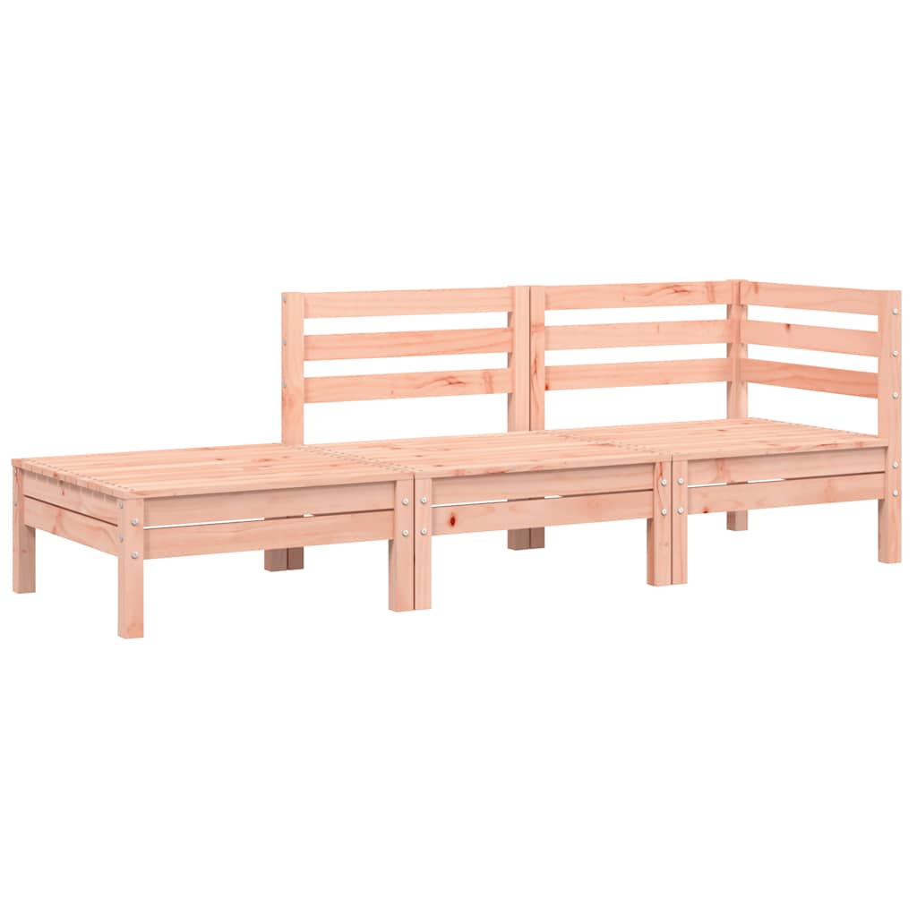 Vidaxl Sofa Ogrodowa Z Poduszkami I Podnóżkiem, Drewno Daglezjowe