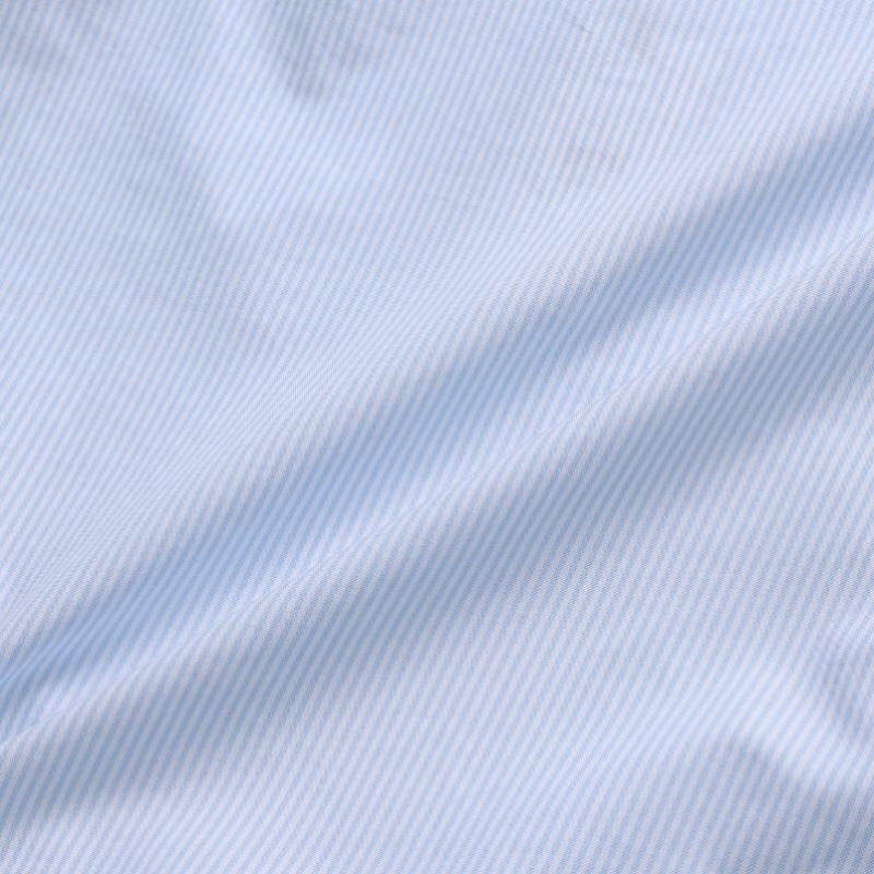 Ami Ami Dequeue Small Heart Logo Stripe Oxford Shirt Bfush063 Co0087 475