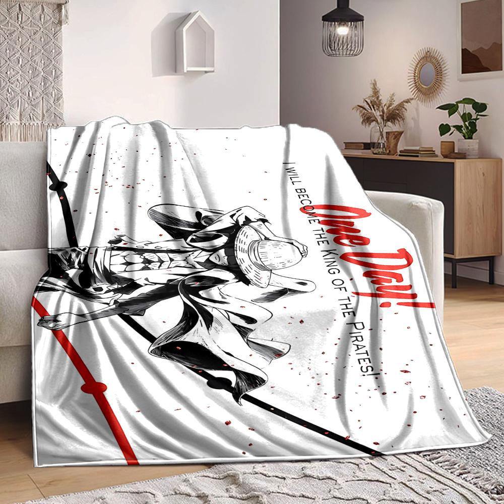 1Pc Future Pirate Vow Flannel Blanket, Soft And Comfortable, Casual Warm, Camping Travel, Christmas, Halloween Xmas Gift S1239