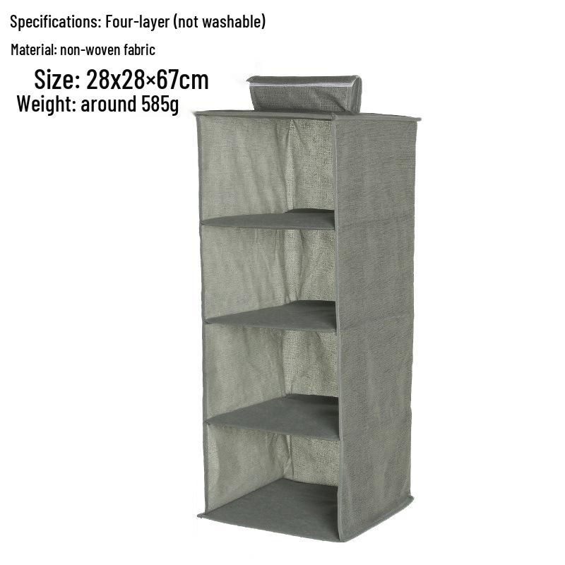 Multi-Layer Hanging Storage Bag for Clothes and Underwear
